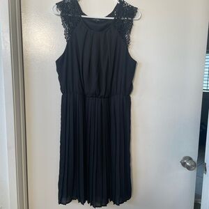 Papermoon Black Crochet Dress